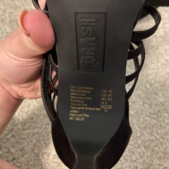 NEVER WORN Trash black high heels size 7.5 - Picture 7 of 7